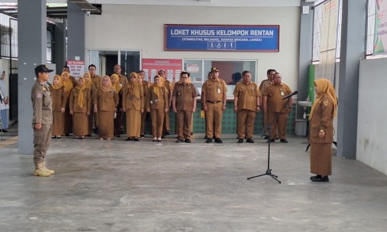 Apel Gabungan Pegawai Kecamatan dan Pegawai Kelurahan Se-Kecamatan Samarinda Kota serta Satpol PP Kecamatan Samarinda Kota